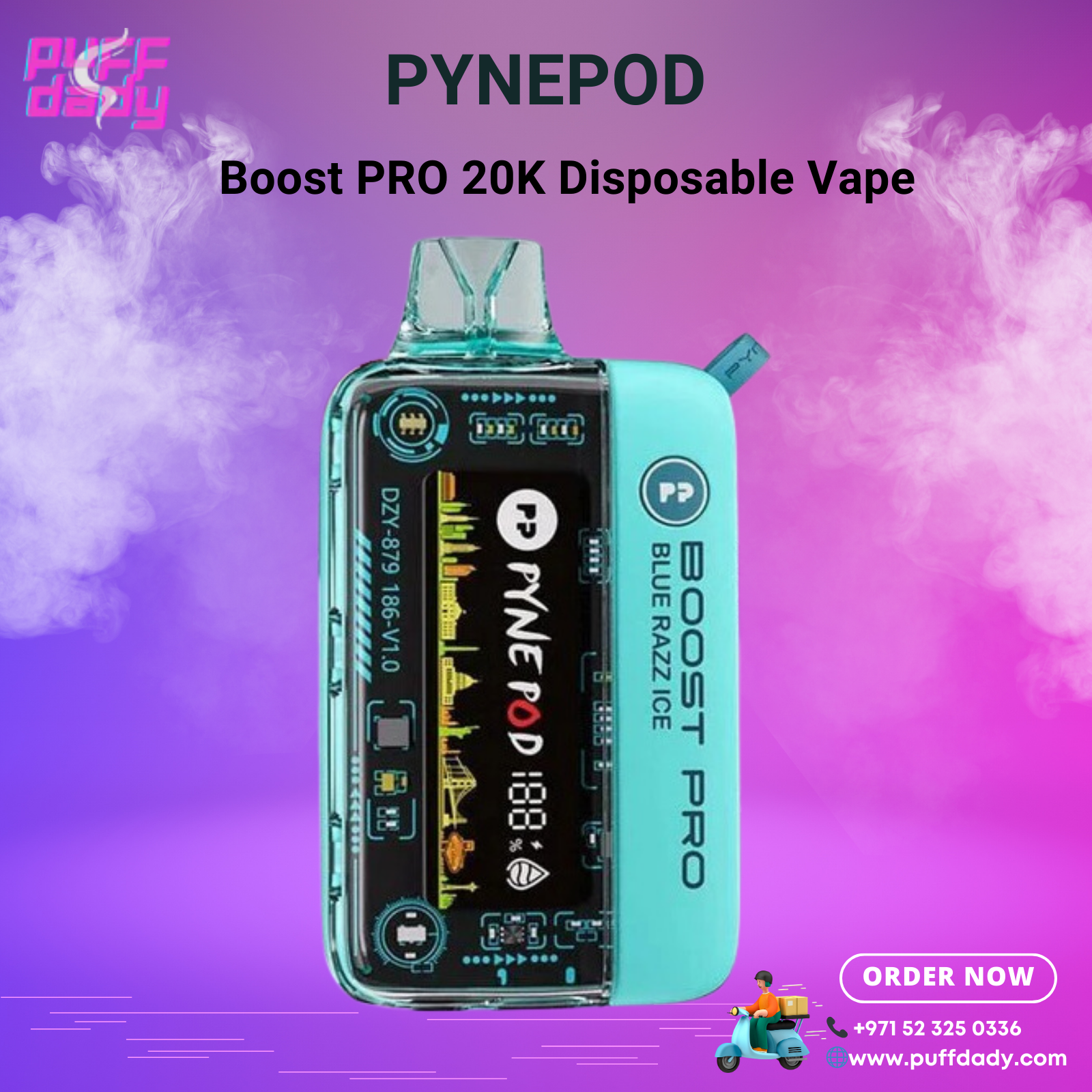 Pyne Pod Boost Pro 20000 Puffs Disposable Vape in UAE|Puff Dady Puff Dady VAPE SHOP Pyne Pod Boost Pro 20000 Puffs Disposable Vape in UAE|Puff Dady Puff Dady VAPE SHOP