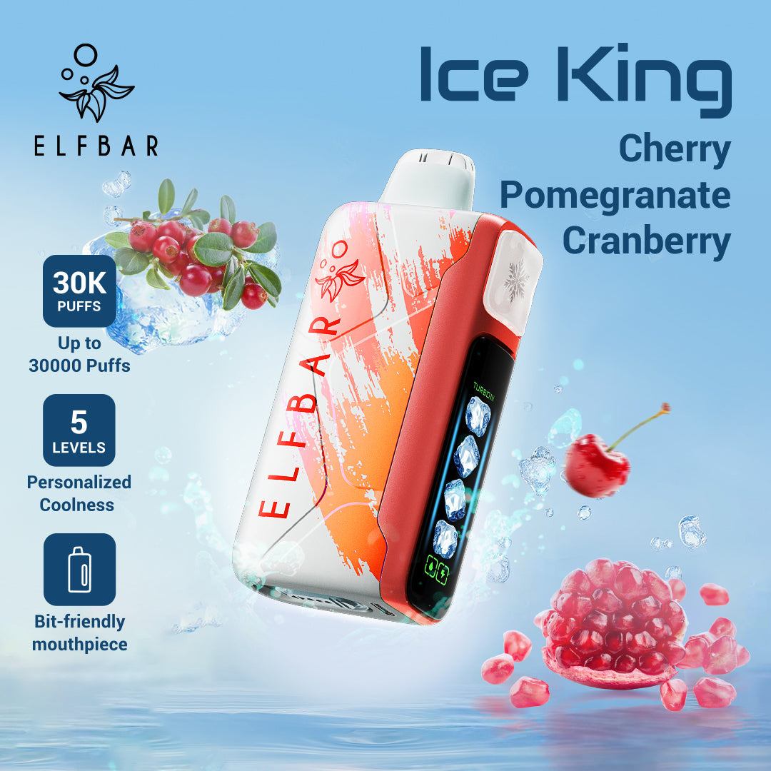 ELFBAR Ice King 30000 Puffs – Adjustable Coolness Disposable Vape in Dubai & UAE