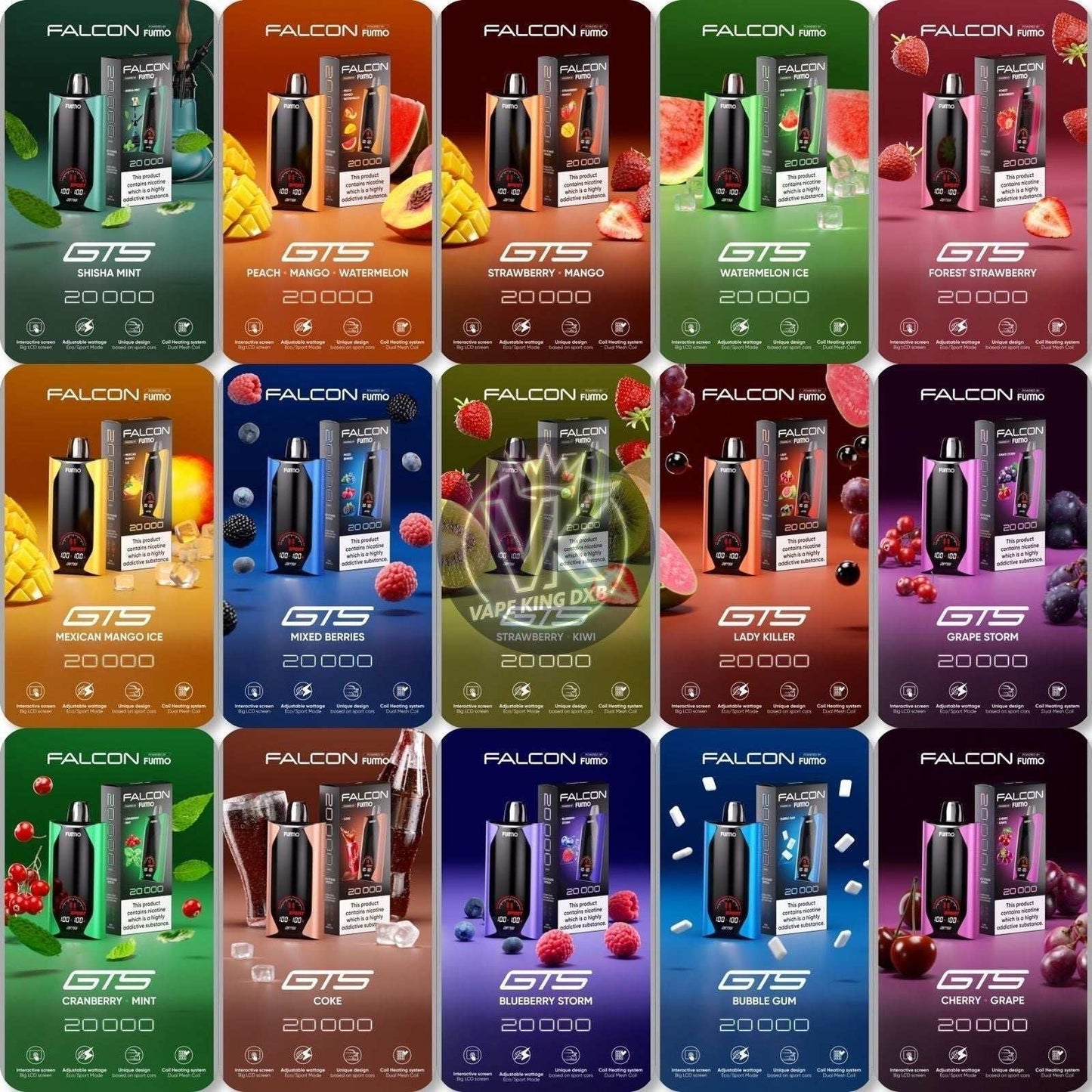 Fummo Falcon 20000 puffs 20mg Disposable vape IN AL AIN - Puff Dady VAPE SHOP