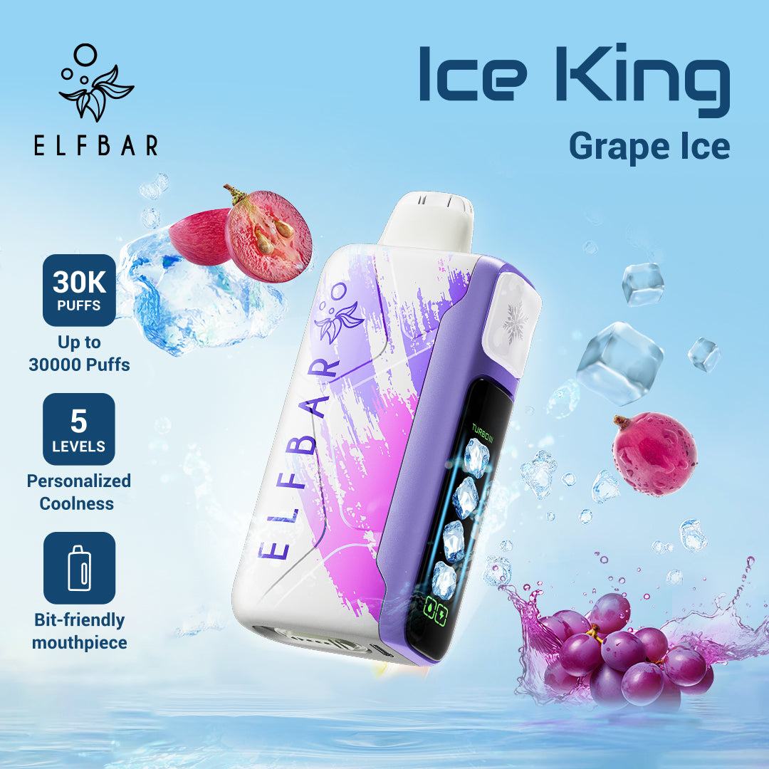 ELFBAR Ice King 30000 Puffs – Adjustable Coolness Disposable Vape in Dubai & UAE