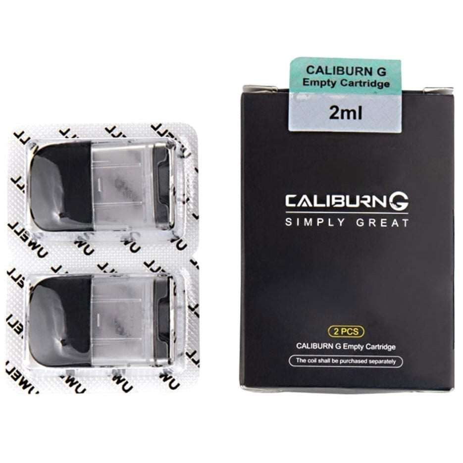 UWELL CALIBURN G empty pods 2ml 2-pack compatible with KOKO PRIME and KOKO PRIME VISION vaping devices