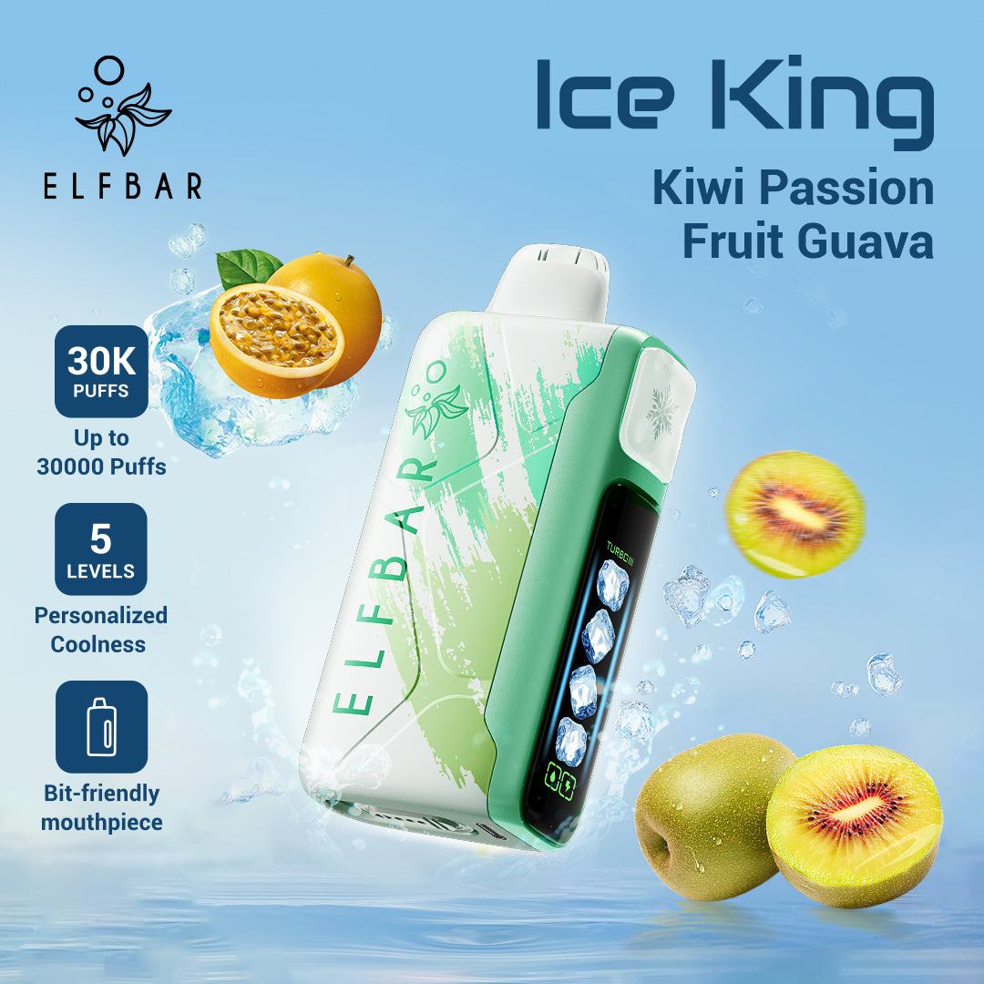 ELFBAR Ice King 30000 Puffs – Adjustable Coolness Disposable Vape in Dubai & UAE