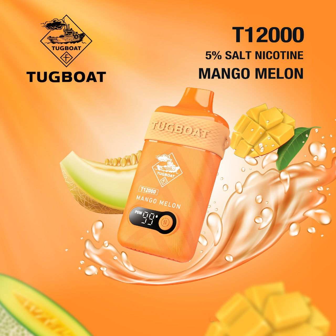 Tugboat T12000 RECHARGEABLE DISPOSABLE - Long-lasting Vape with Display Puff Dady VAPE SHOP Tugboat T12000 RECHARGEABLE DISPOSABLE - Long-lasting Vape with Display Puff Dady VAPE SHOP