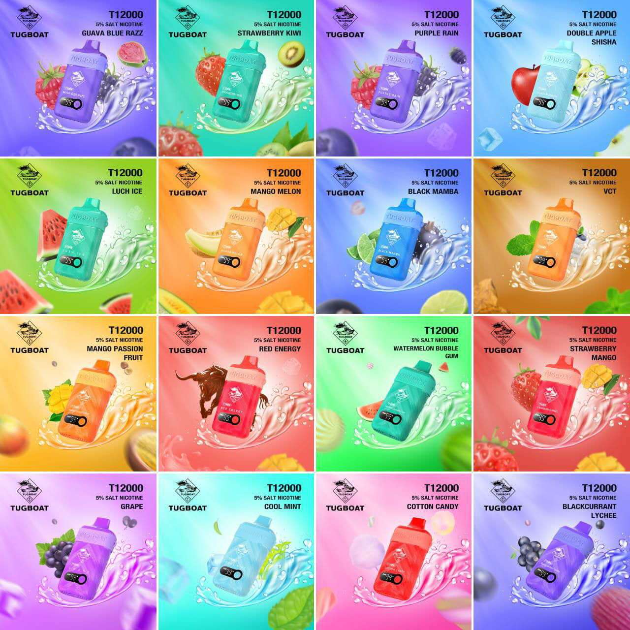 Tugboat T12000 RECHARGEABLE DISPOSABLE with Display - Puff Dady VAPE SHOP -  - Tugboat T12000 RECHARGEABLE DISPOSABLE with Display - Puff Dady VAPE SHOP -  - Tugboat T12000 RECHARGEABLE DISPOSABLE with Display - - #tag1# - #tag2#