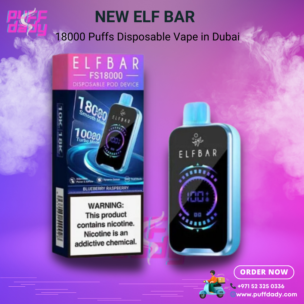 New Elf Bar 18000 Puffs Disposable Vape in Dubai