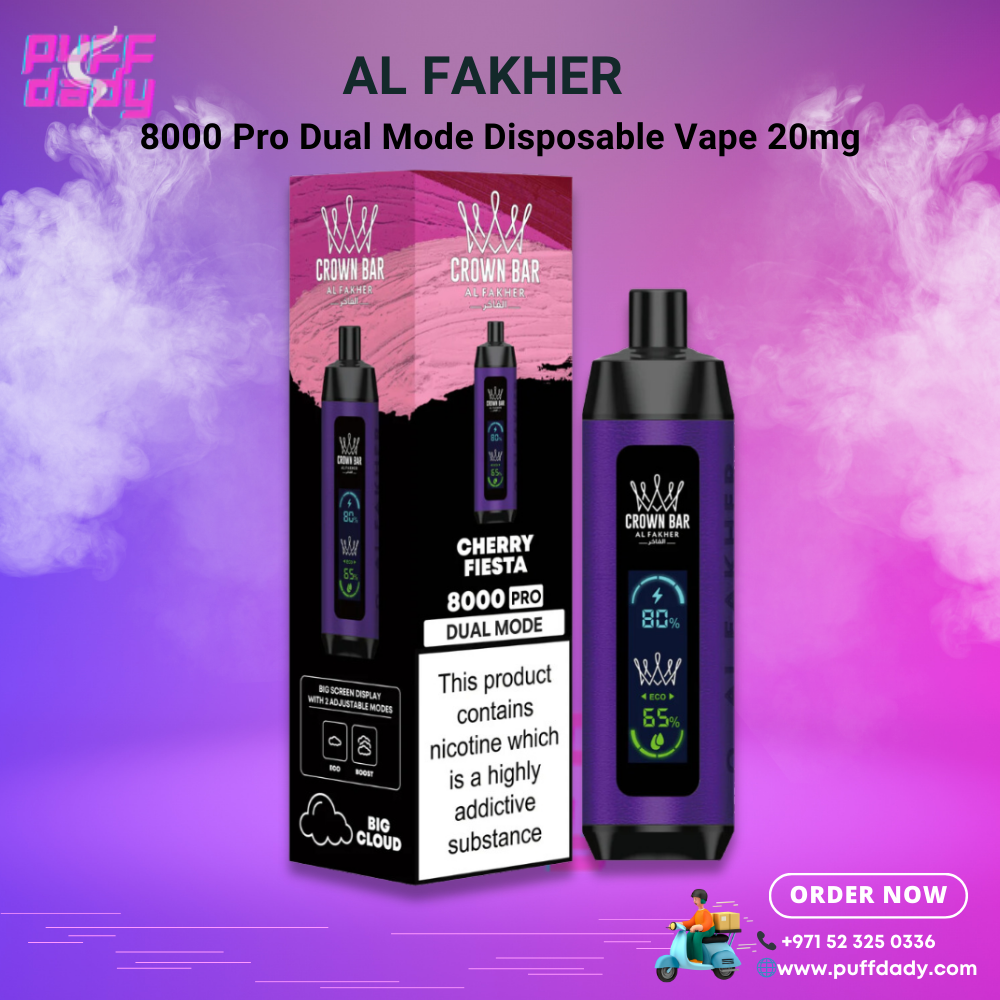 AL FAKHER 8000 Crown Bar Dual Pro Disposable Vape UAE Puff Dady VAPE SHOP AL FAKHER 8000 Crown Bar Dual Pro Disposable Vape UAE Puff Dady VAPE SHOP