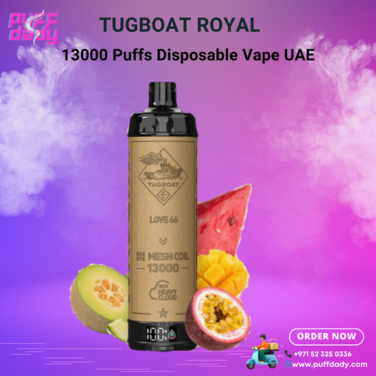 TUGBOAT ROYAL 13000 PUFFS DISPOSABLE VAPE