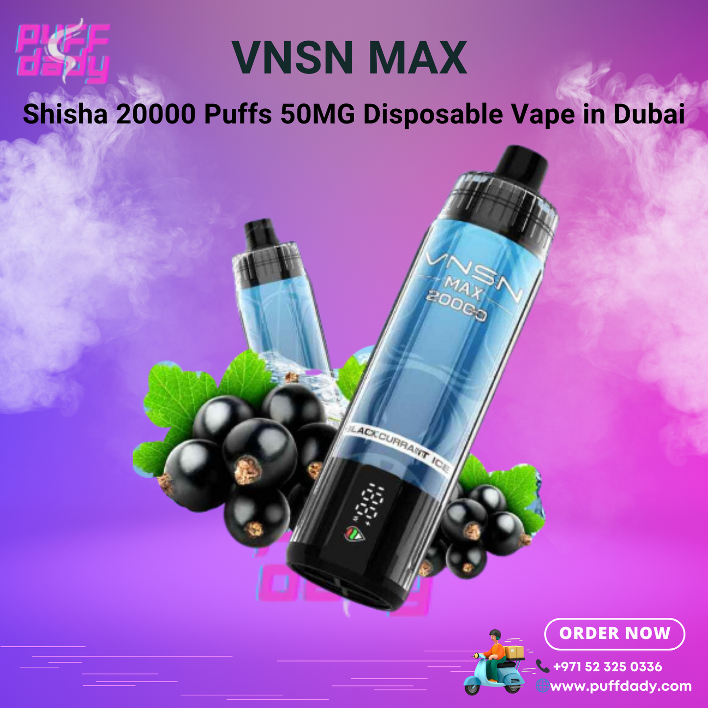 VNSN MAX 20000 Puffs Disposable Vape in UAE