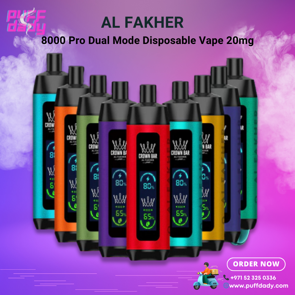 AL FAKHER 8000 DUAL PRO Disposable Vape In Dubai