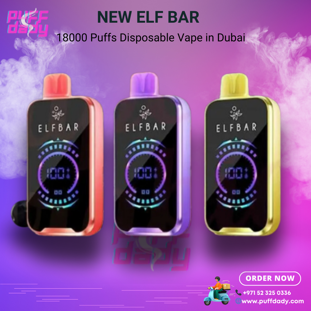 New Elf Bar 18000 Puffs Disposable Vape in Dubai