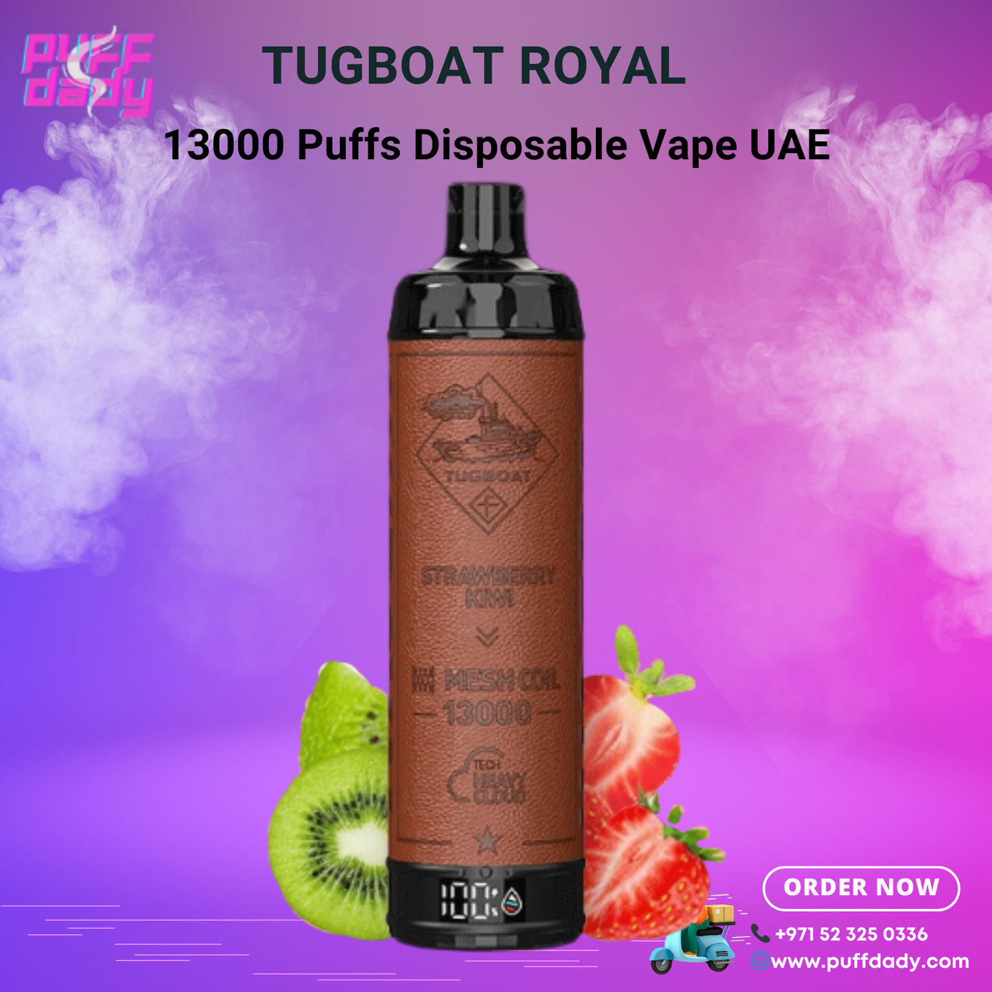 TUGBOAT ROYAL 13000 PUFFS DISPOSABLE VAPE