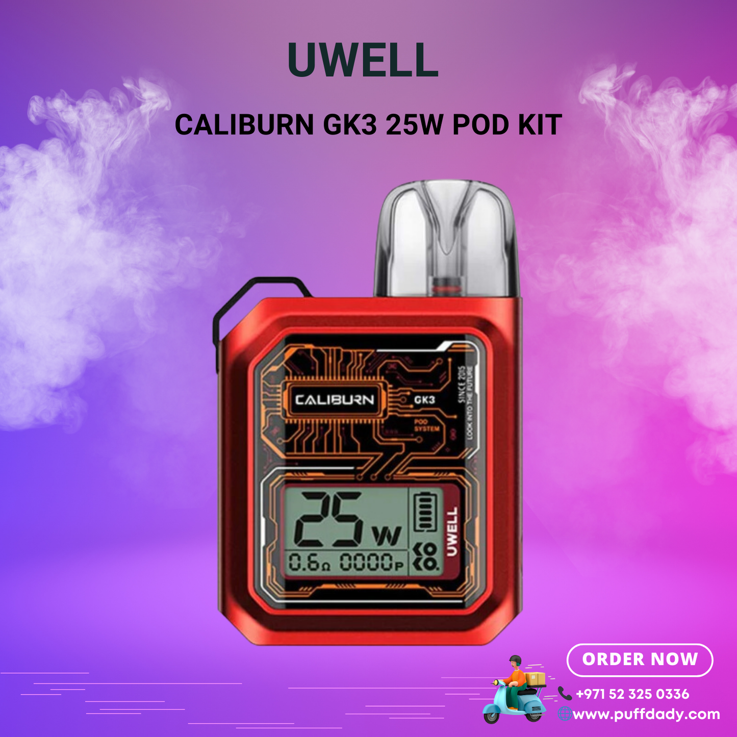 Uwell Caliburn GK3 Pod Kit System – A Premium Vaping Experience