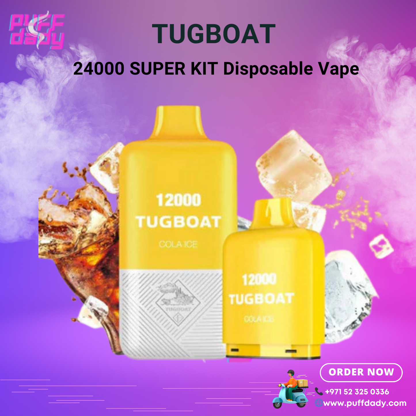 Tugboat Super Kit 24000 Puffs Disposable Vape in Dubai