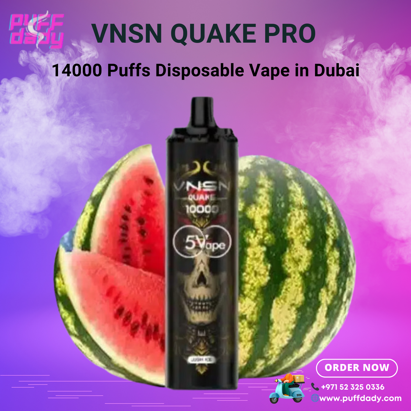 VNSN Quake Pro 14000 puffs disposable vape - puff dady vapes