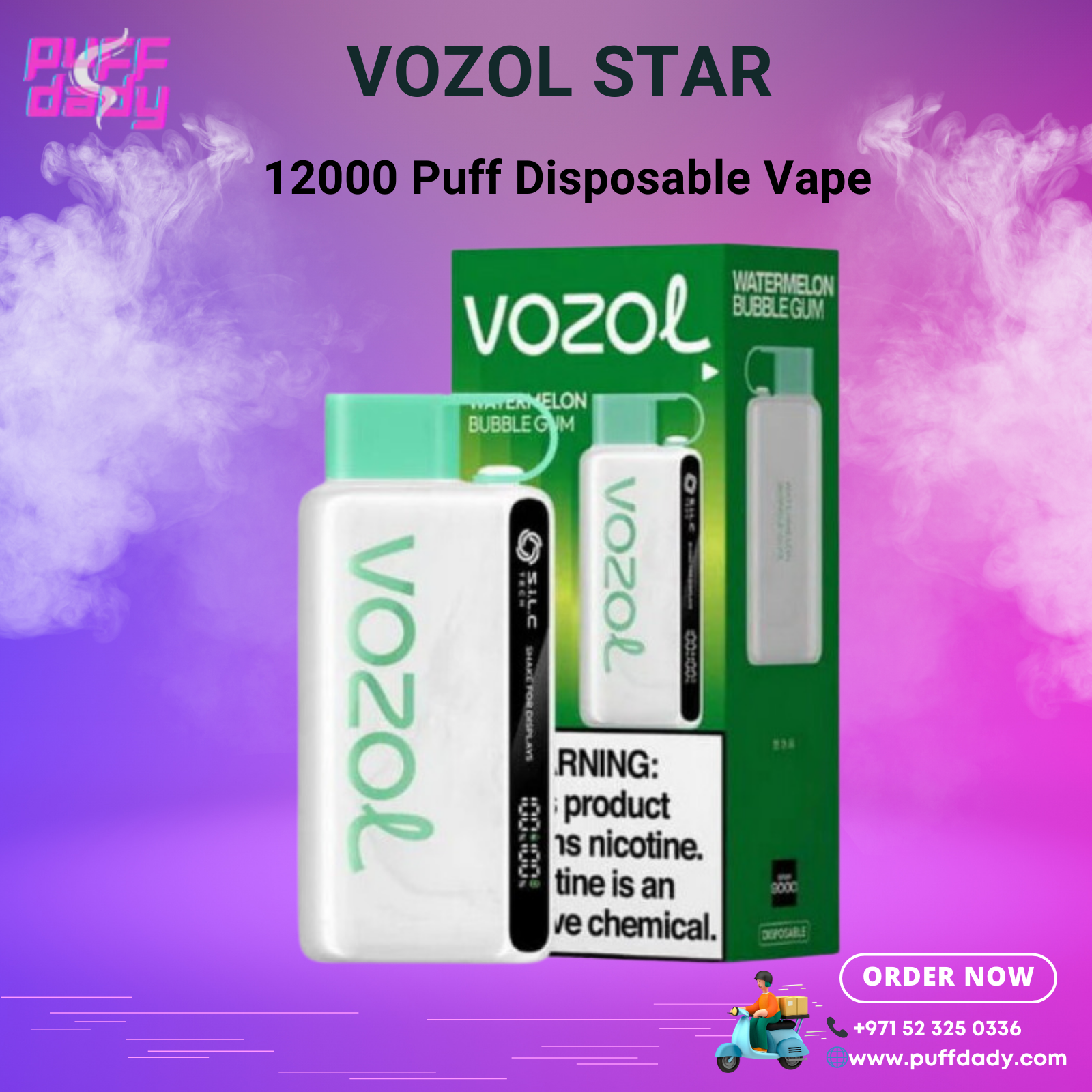 The Vozol Star 12000 Puffs Disposable Vape in UAE