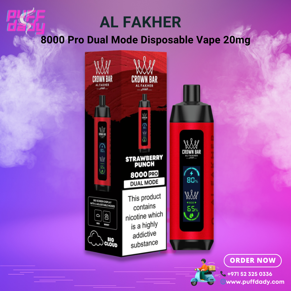 AL FAKHER 8000 DUAL PRO Disposable Vape In Dubai