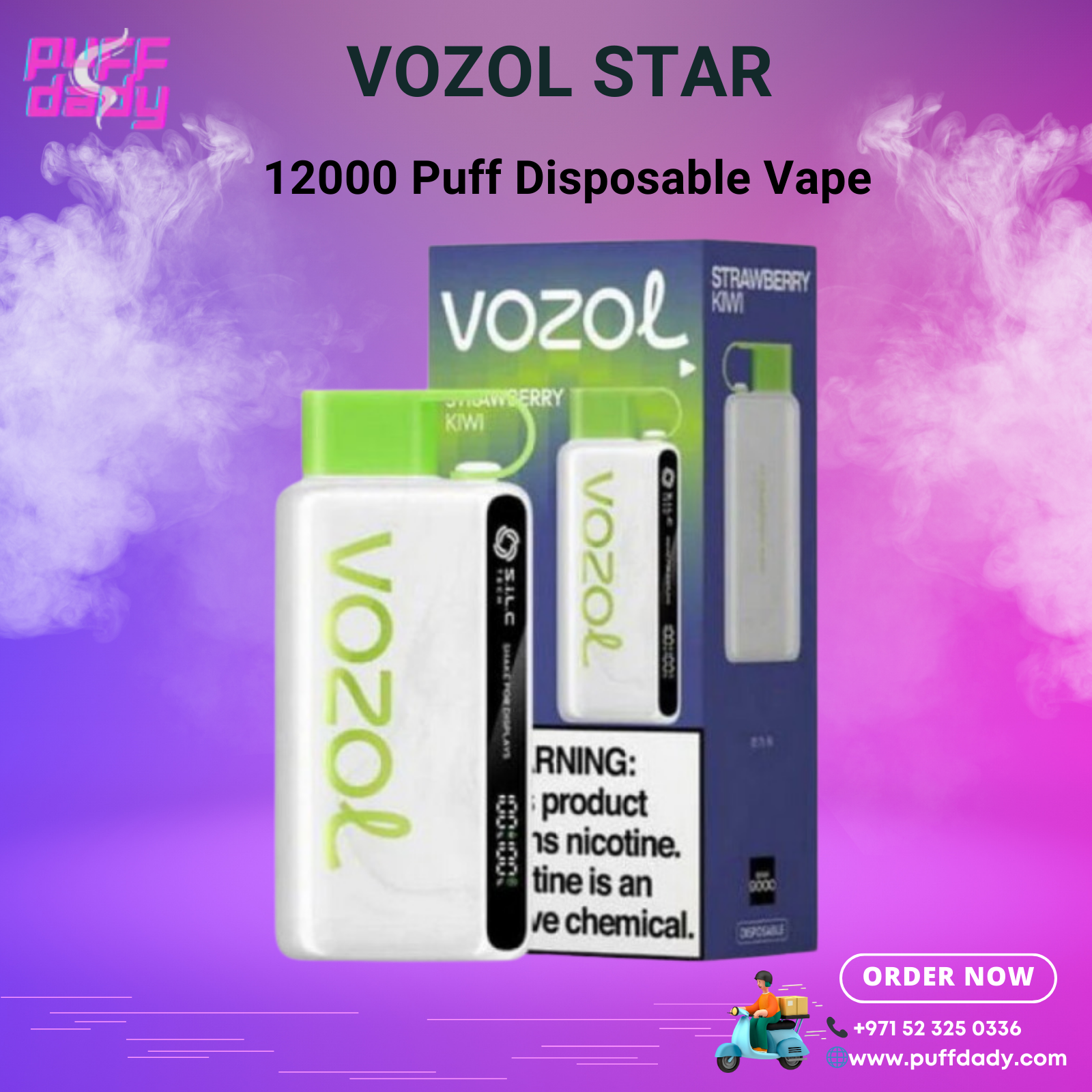 The Vozol Star 12000 Puffs Disposable Vape in UAE