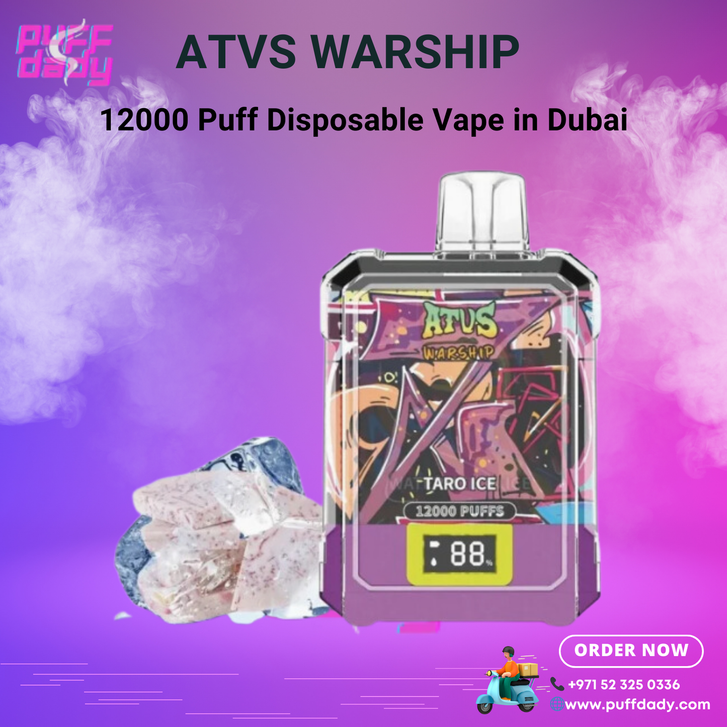 ATVS Warship 12000 disposable vape