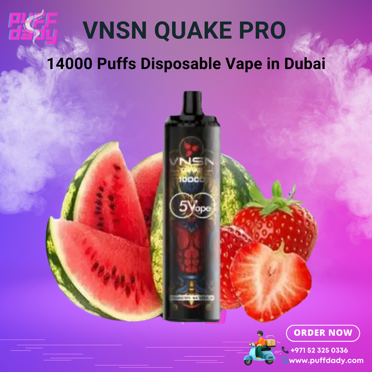 VNSN Quake Pro 14000 puffs disposable vape - puff dady vapes