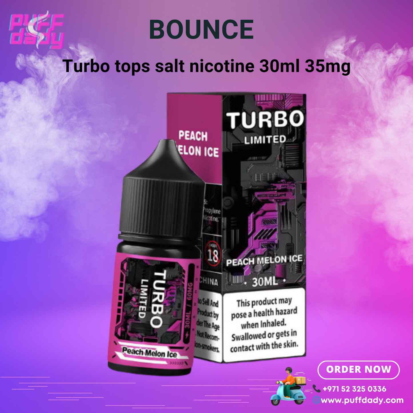 Bounce Turbo E Liquid in Dubai