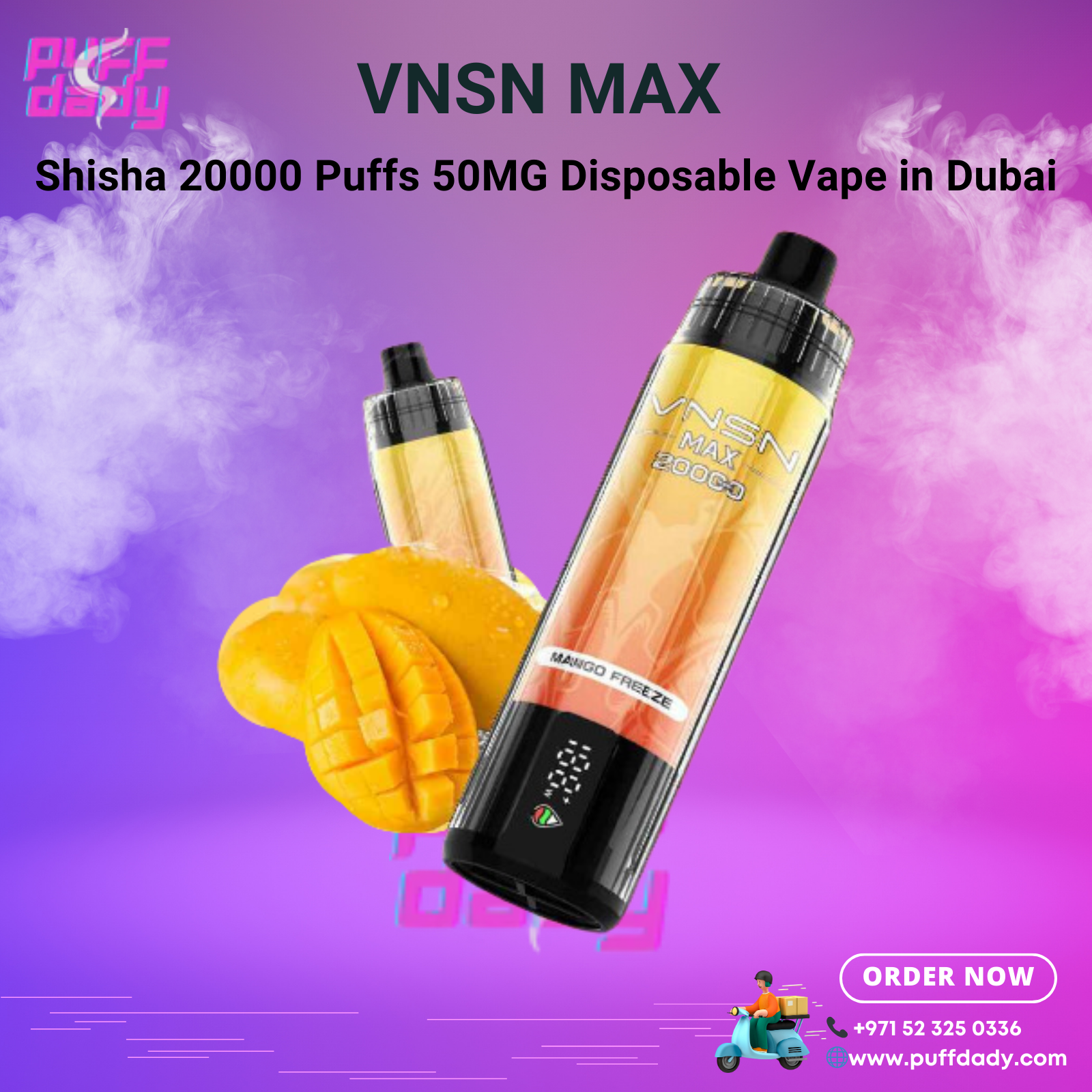 VNSN MAX 20000 Puffs Disposable Vape in UAE