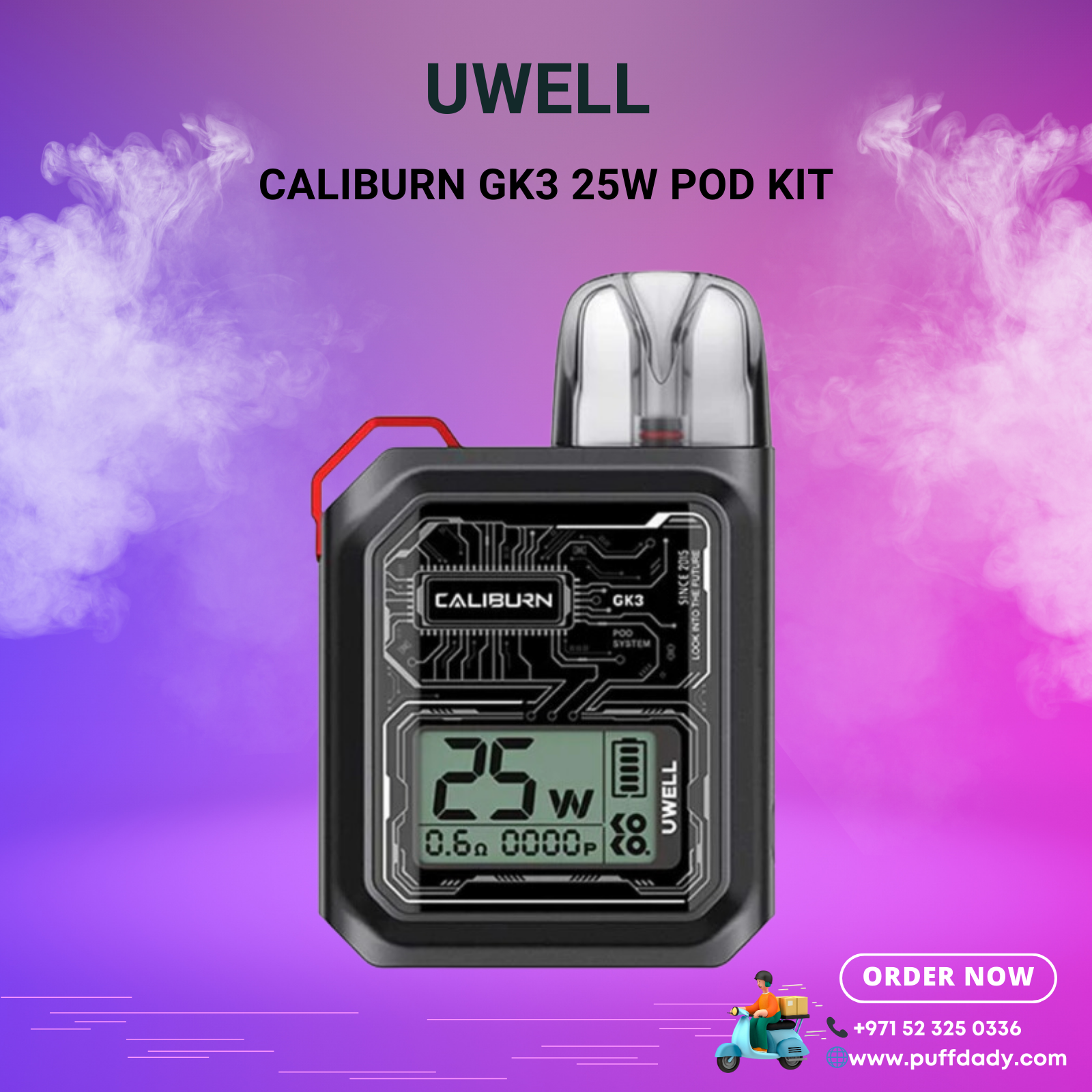 Uwell Caliburn GK3 Pod Kit System – A Premium Vaping Experience