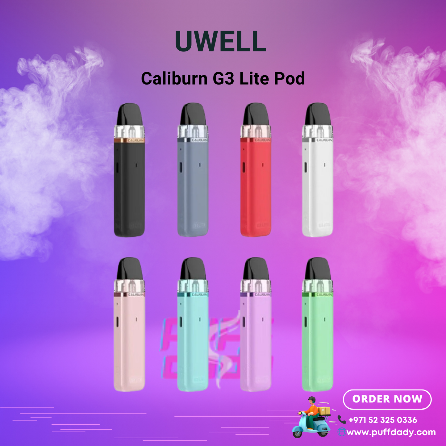 Uwell Caliburn G3 Lite 25W Pod System in Dubai 