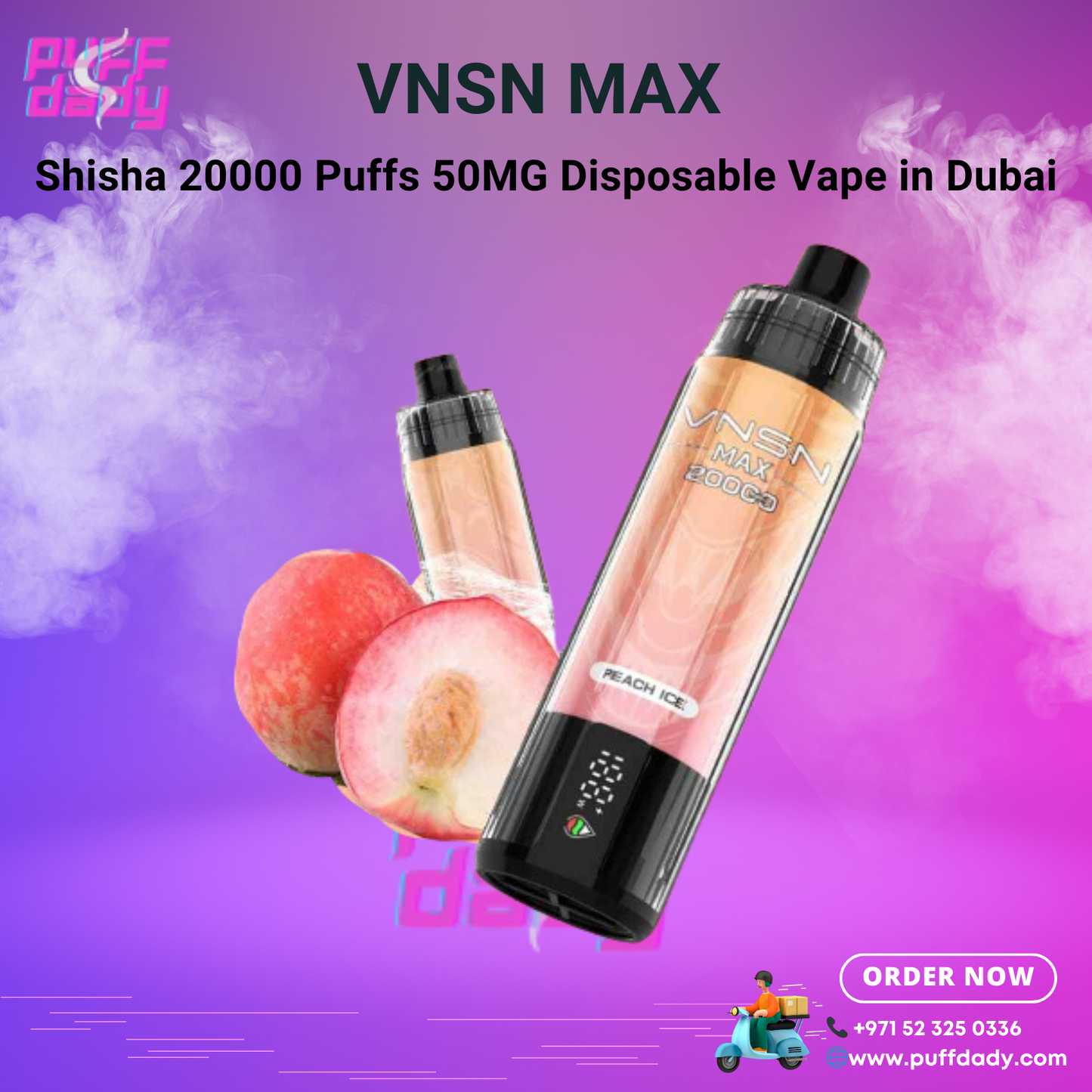 VNSN MAX 20000 Puffs Disposable Vape in UAE