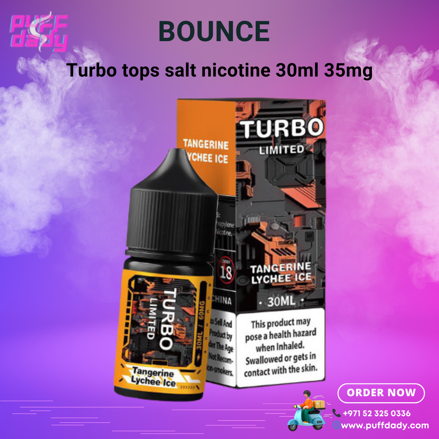 Bounce Turbo E Liquid in Dubai