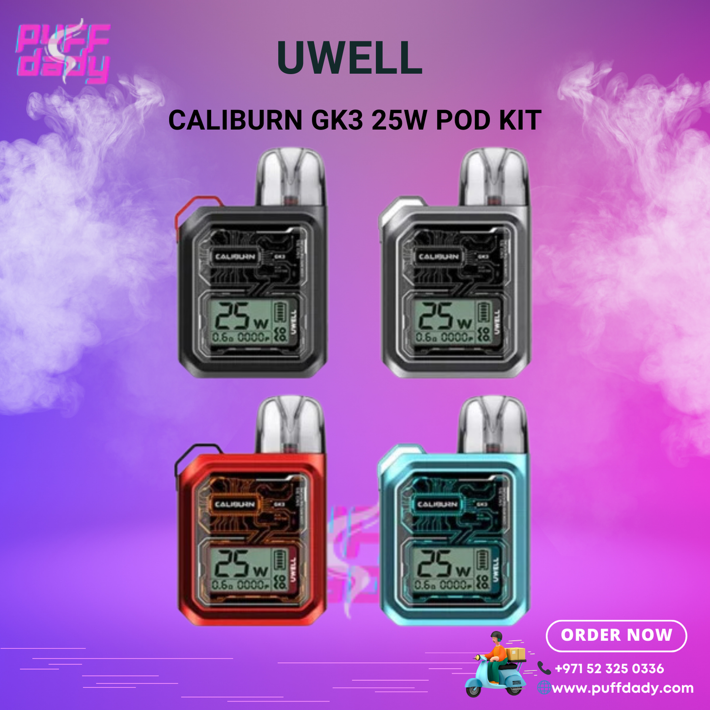 Uwell Caliburn GK3 Pod Kit System – A Premium Vaping Experience