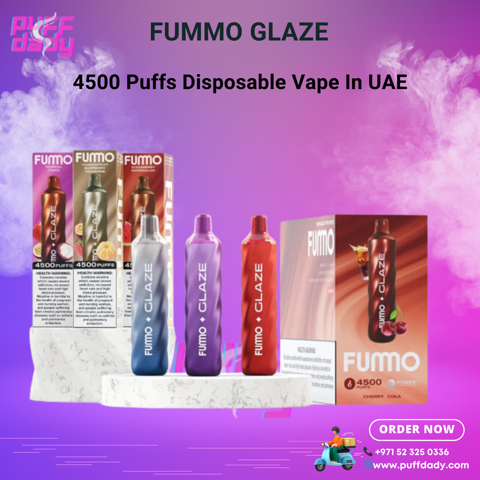 FUMMO Glaze Disposable Vape