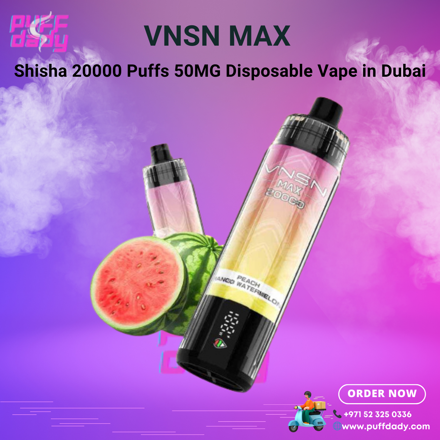 VNSN MAX 20000 Puffs Disposable Vape in UAE