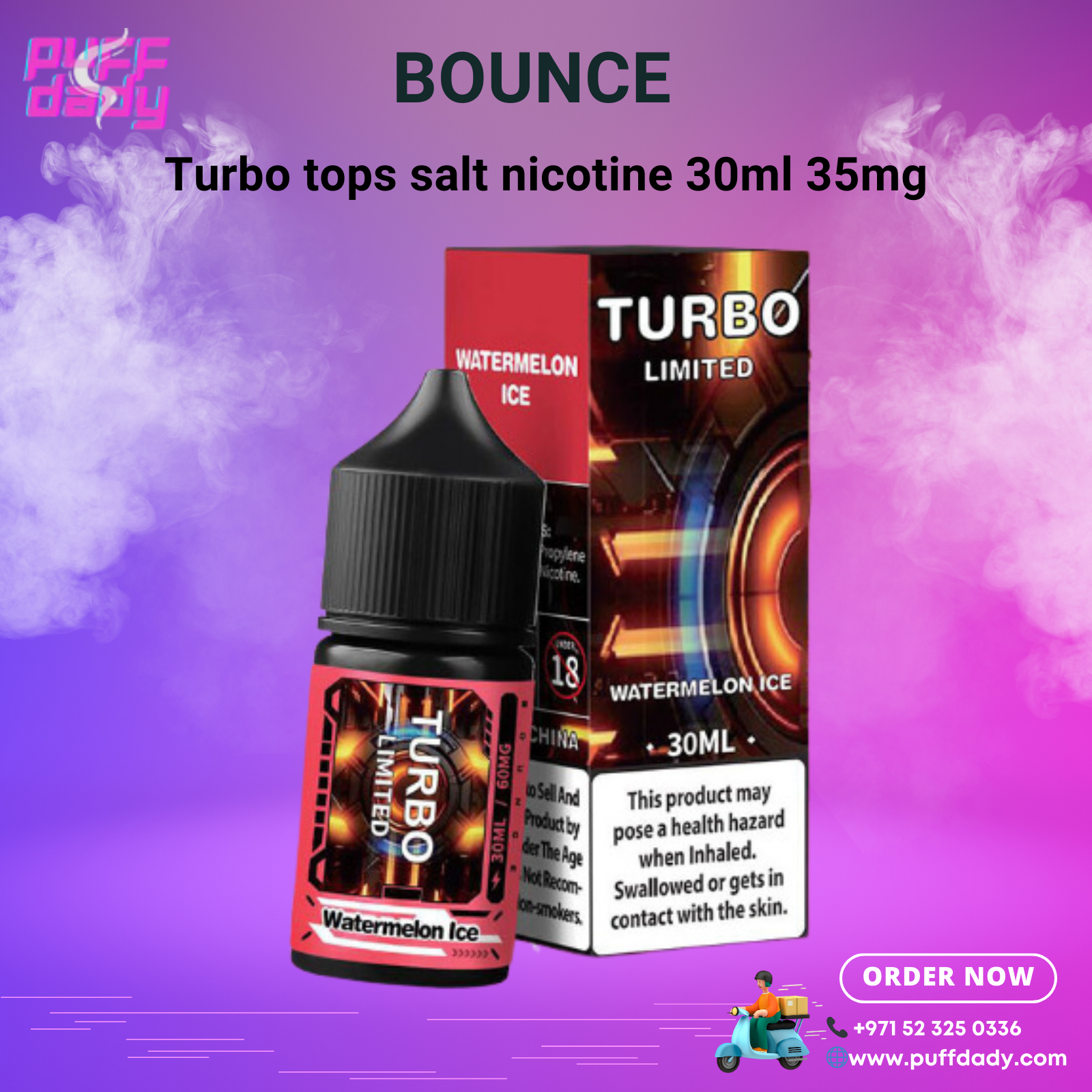 Bounce Turbo E Liquid in Dubai