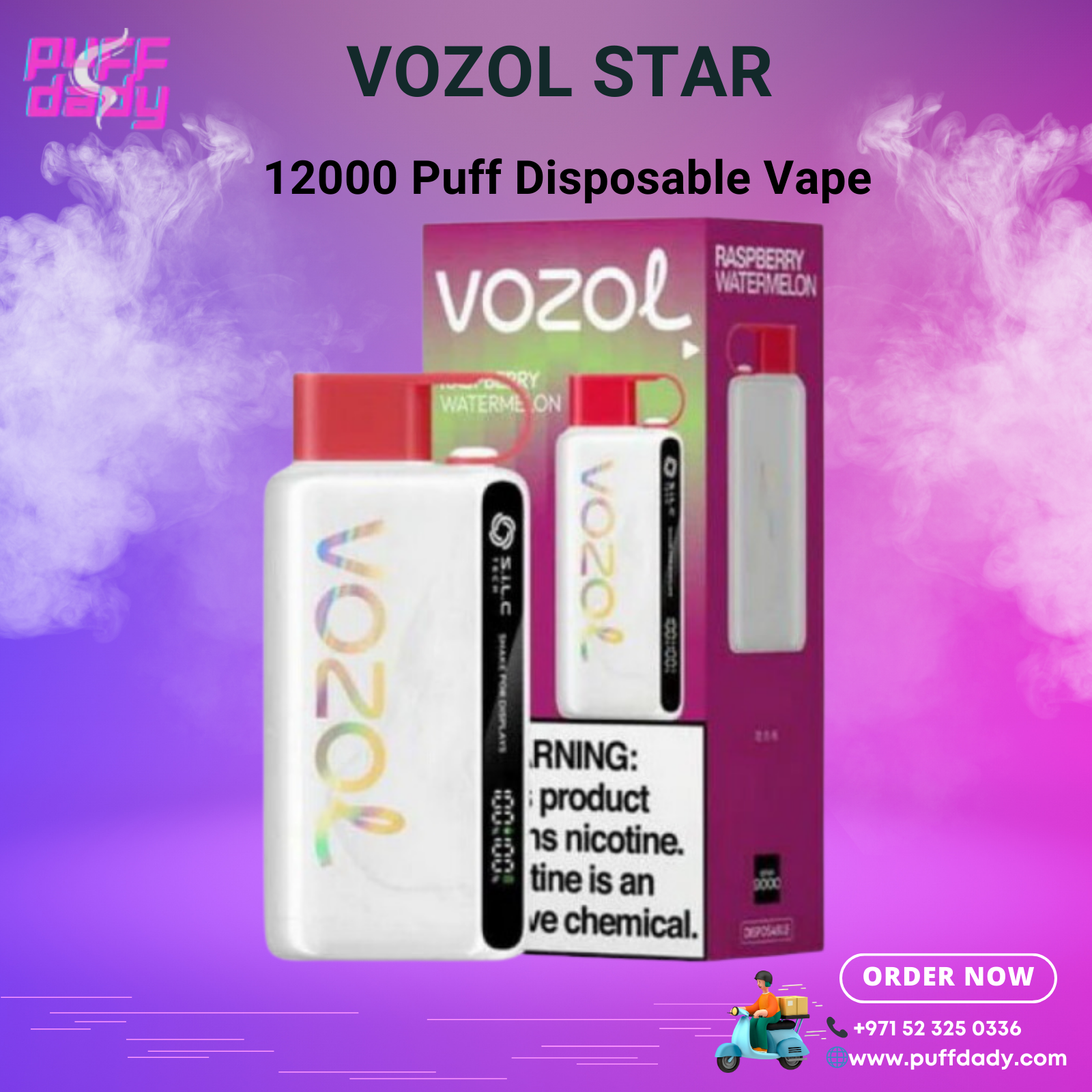 The Vozol Star 12000 Puffs Disposable Vape in UAE