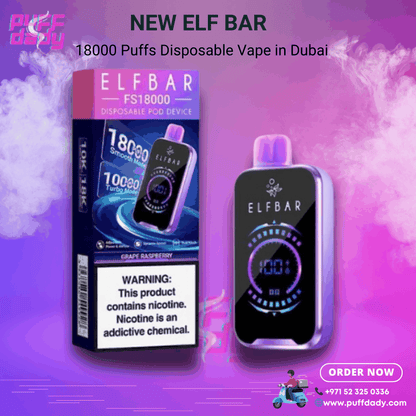 Elf Bar 18000 Puffs Disposable Vape in Dubai - Puff Dady VAPE SHOP