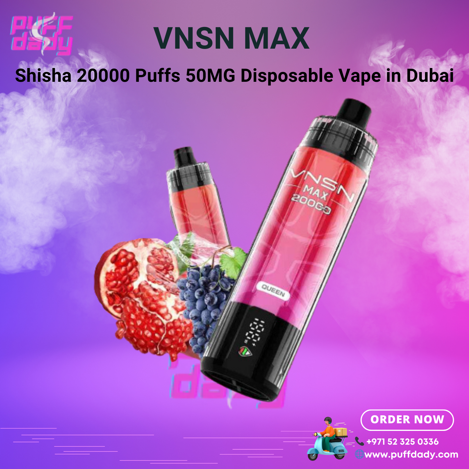 VNSN MAX 20000 Puffs Disposable Vape in UAE