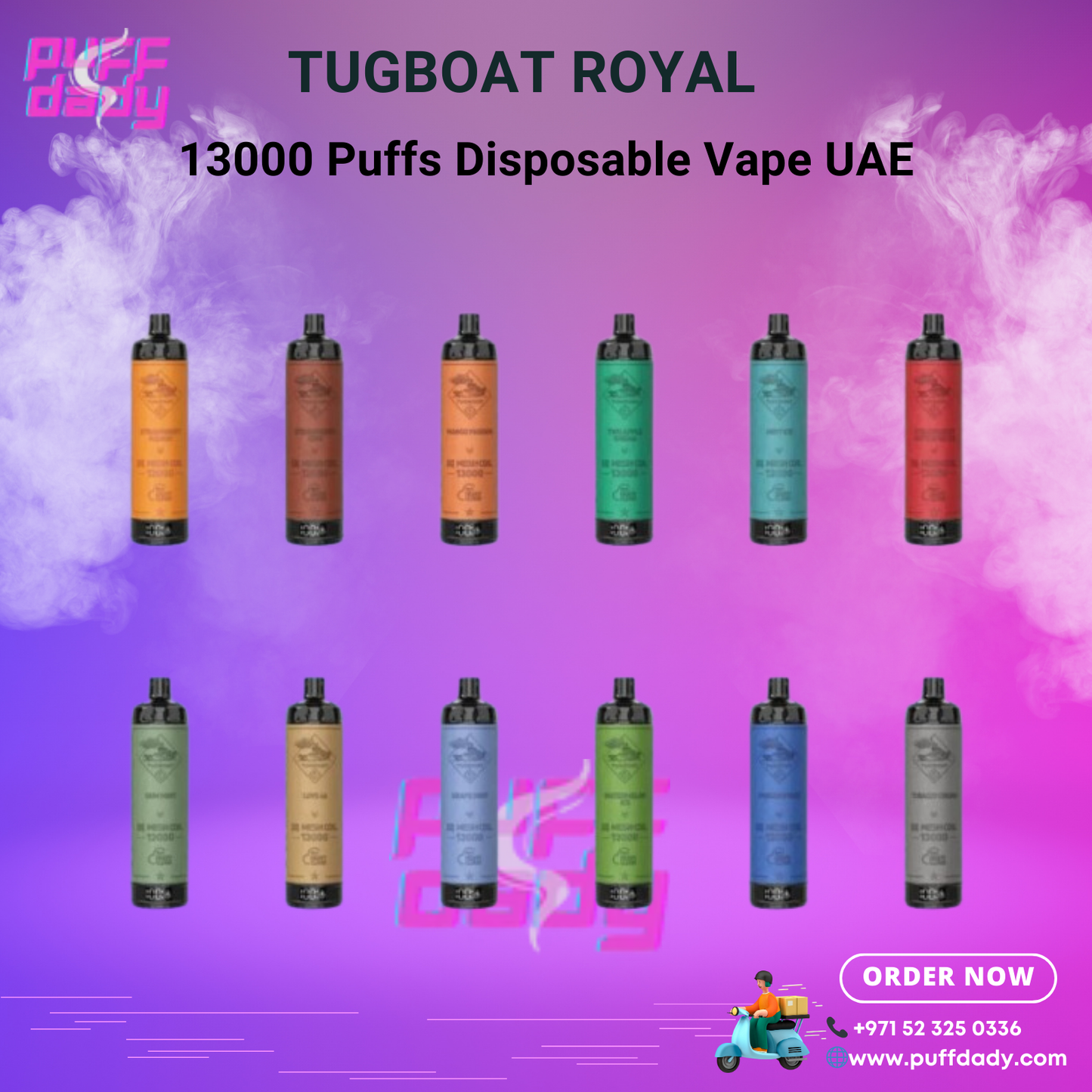 TUGBOAT ROYAL 13000 PUFFS DISPOSABLE VAPE