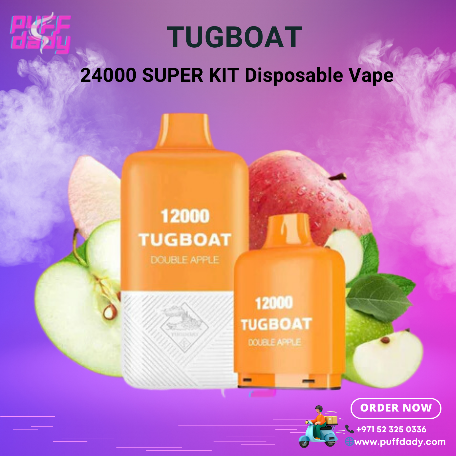 Tugboat Super Kit 24000 Puffs Disposable Vape in Dubai