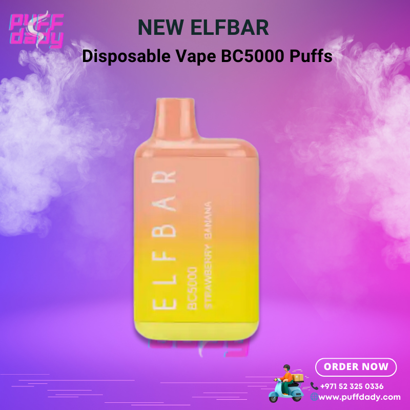 New Elf Bar Disposable Vape BC5000 Puffs in Dubai