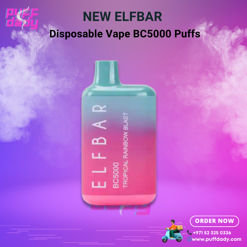 New Elf Bar Disposable Vape BC5000 Puffs in Dubai