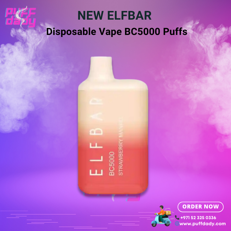 New Elf Bar Disposable Vape BC5000 Puffs in Dubai