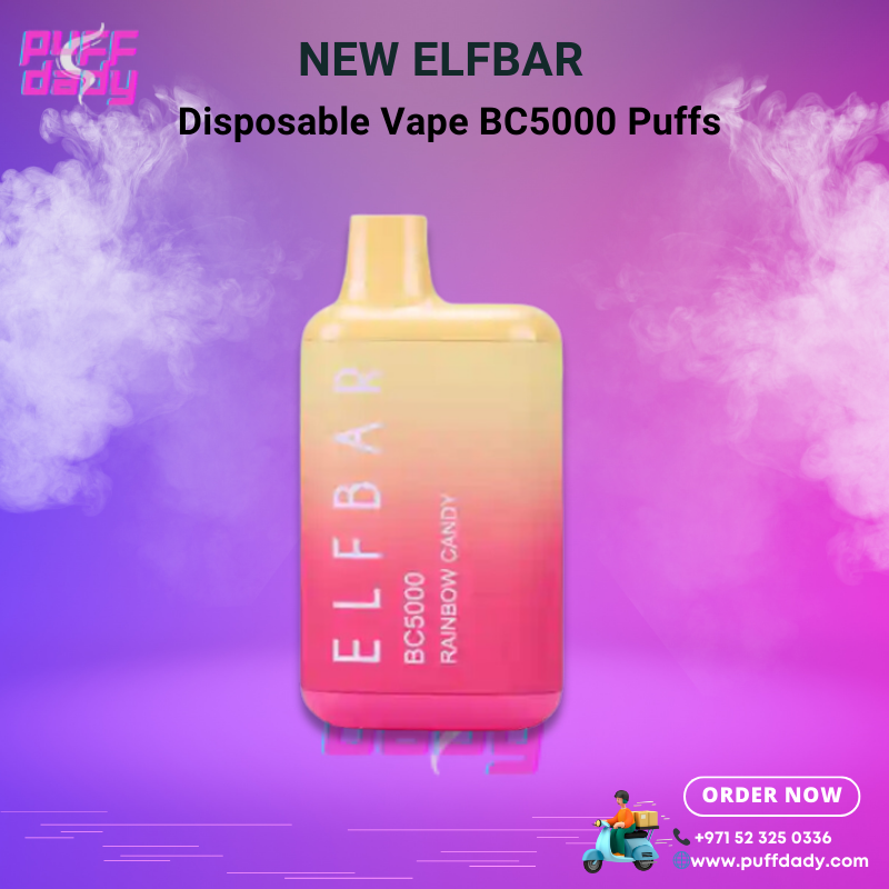 New Elf Bar Disposable Vape BC5000 Puffs in Dubai