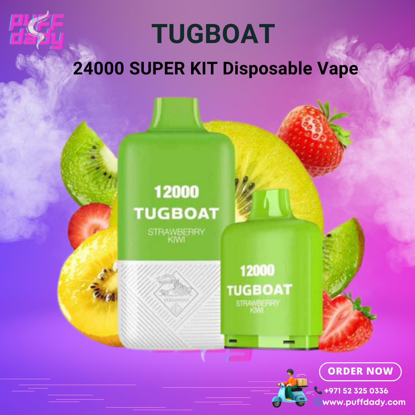 Tugboat Super Kit 24000 Puffs Disposable Vape in Dubai