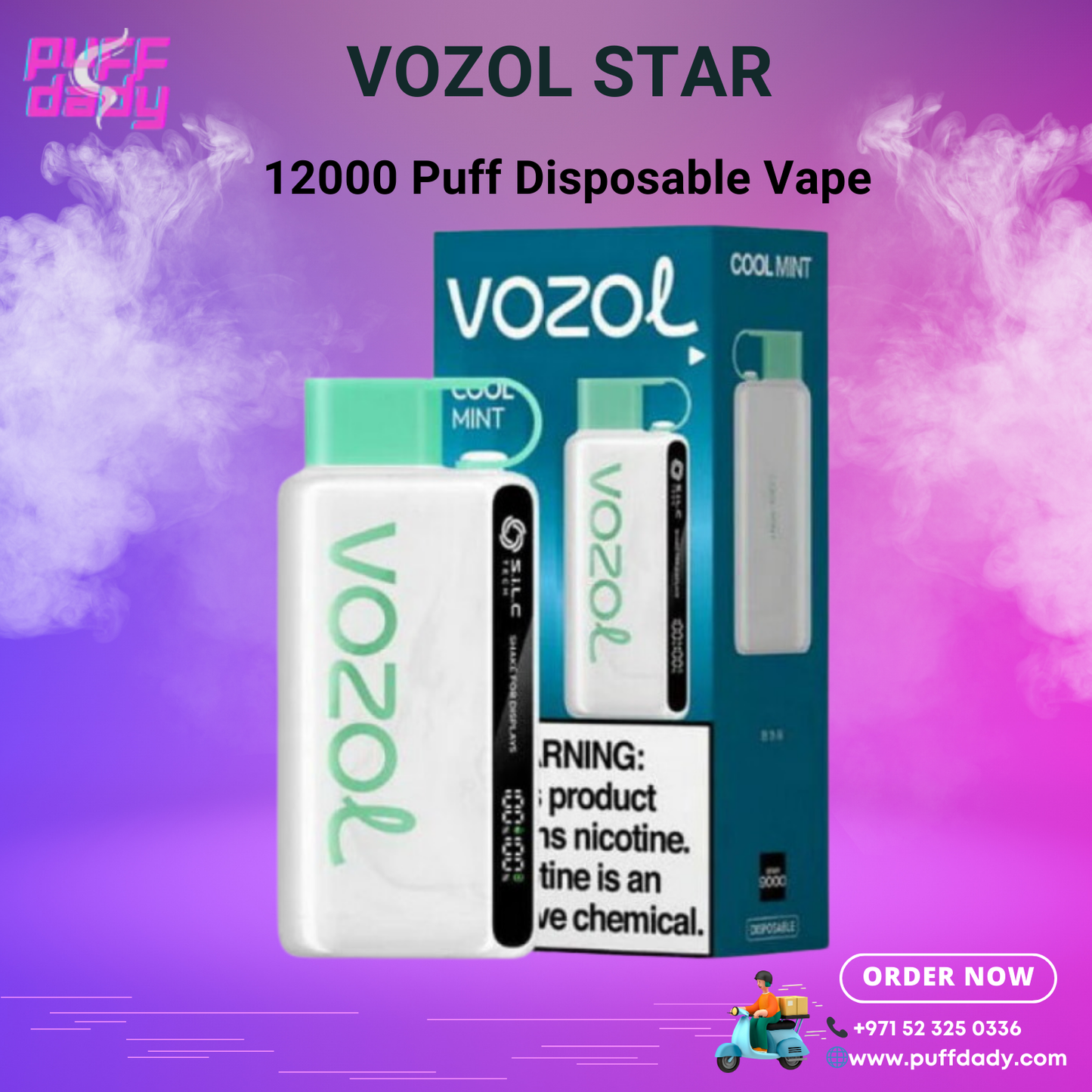 The Vozol Star 12000 Puffs Disposable Vape in UAE