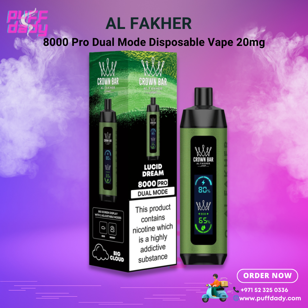 AL FAKHER 8000 DUAL PRO Disposable Vape In Dubai