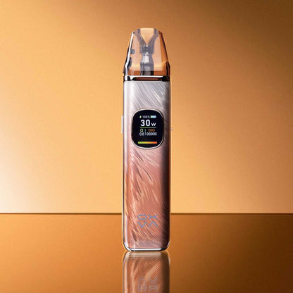 OXVA XLIM PRO 2 pod device with 0.56-inch HD color screen and sleek metallic finish