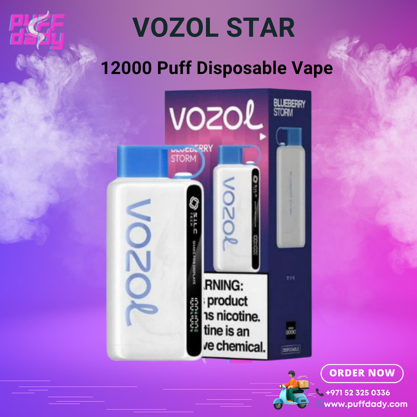 The Vozol Star 12000 Puffs Disposable Vape in UAE