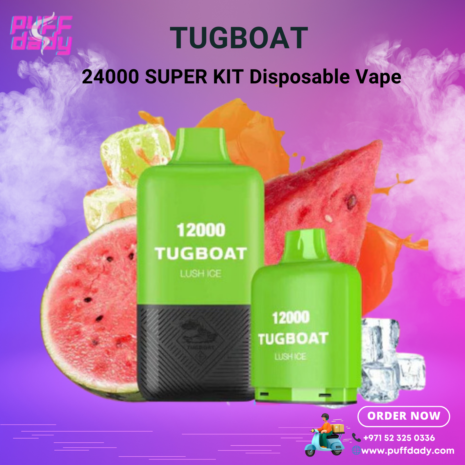 Tugboat Super Kit 24000 Puffs Disposable Vape in Dubai