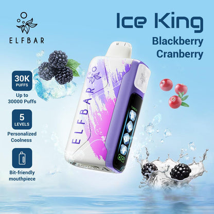 ELFBAR Ice King 30000 Puffs – Adjustable Coolness Disposable Vape in Dubai & UAE