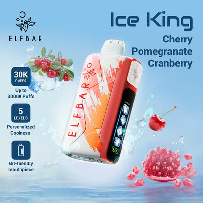 ELFBAR Ice King 30000 Puffs – Adjustable Coolness Disposable Vape in Dubai & UAE